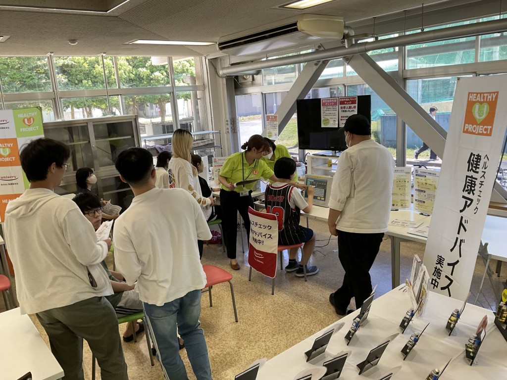 久留米高専学生寮にてヘルスチェックキャンペーンを開催しました。